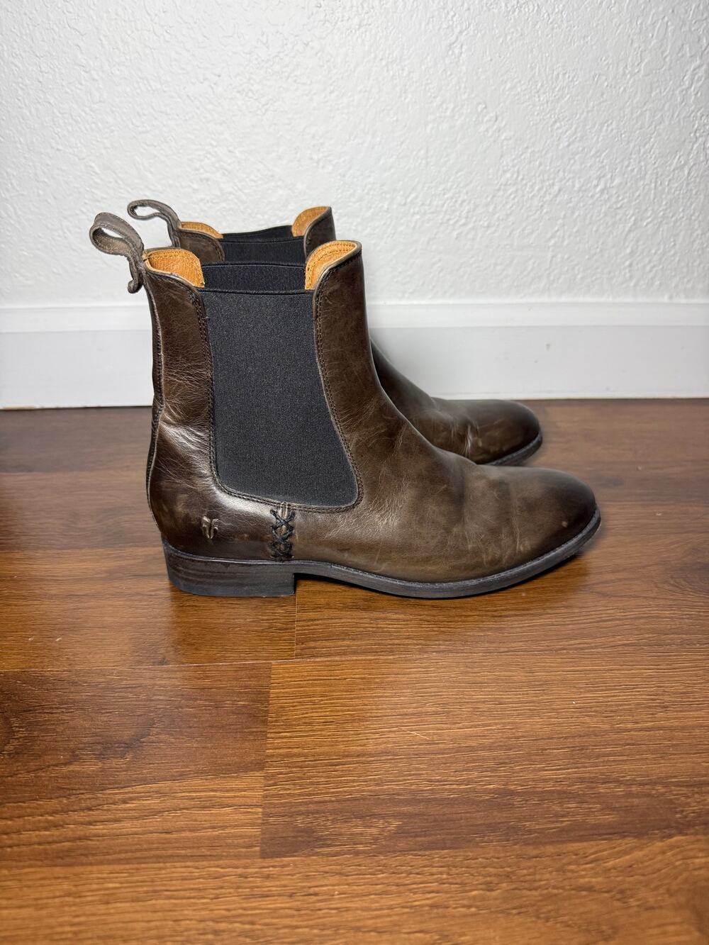 Frye Melissa Chelsea Boots Brown Sz 6.5 Western Leather